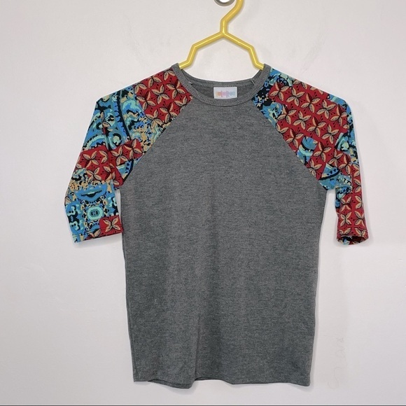 LuLaRoe Kids Multicolored Sloan Tee Shirt - Picture 1 of 4